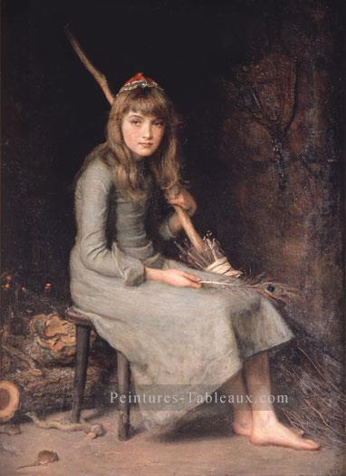 Cinderella1 préraphaélite John Everett Millais Peintures à l'huile